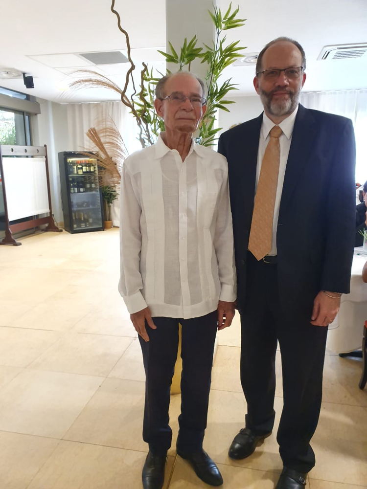 Alfred MARIE-JEANNE, Président de la Collectivité territoriale de Martinique et Irwin LAROCQUE, Secrétaire Général de la CARICOM