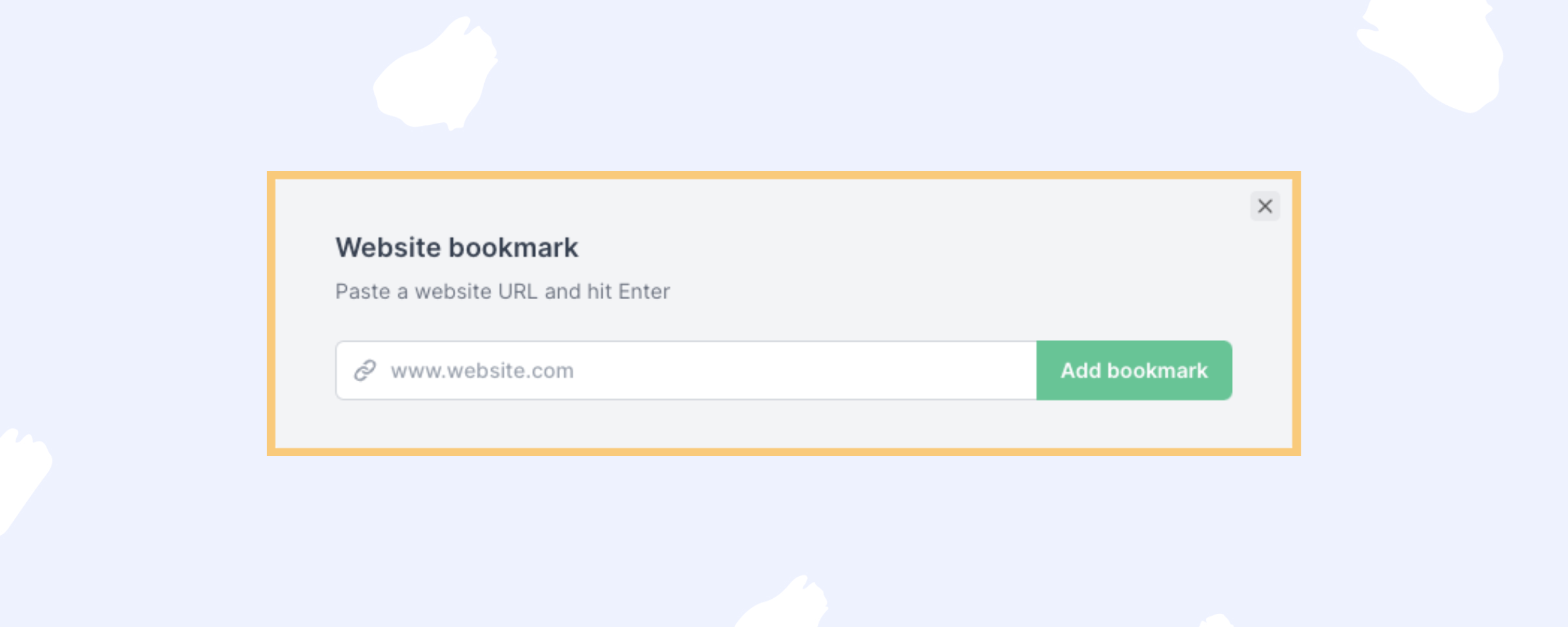 Help: Web bookmarks 🔖