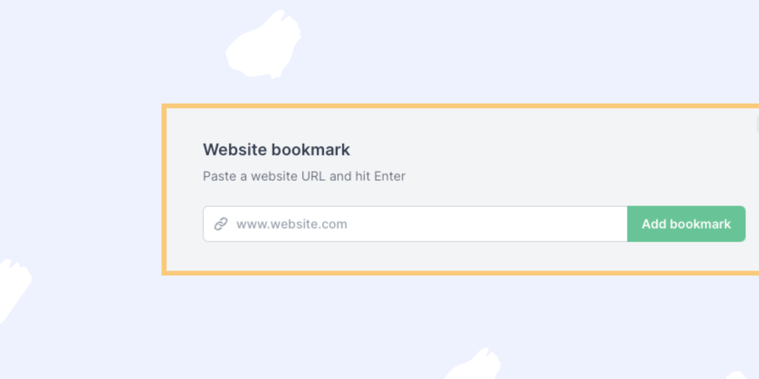 Web bookmarks 🔖 Help Section