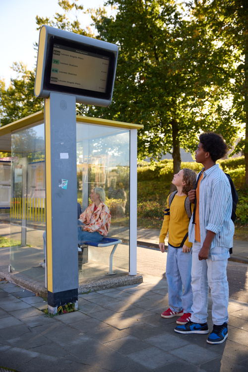 Realtime info aan de halte