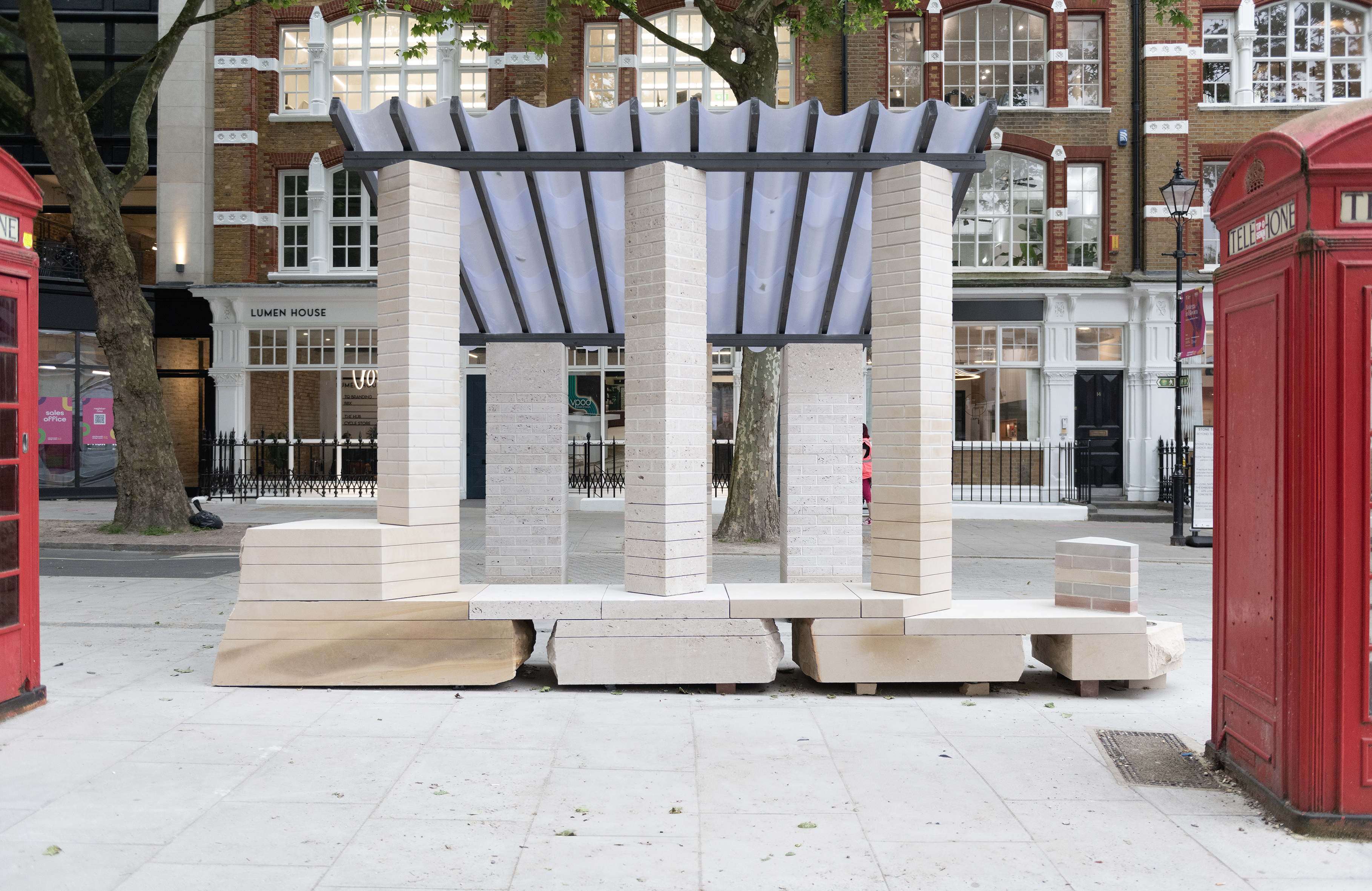 Brick from a Stone installation at Clerkenwell Design Week. PHOTO CREDIT: IVAN JONES Brick from a Stone installation at Clerkenwell Design Week. PHOTO CREDIT: IVAN JONES