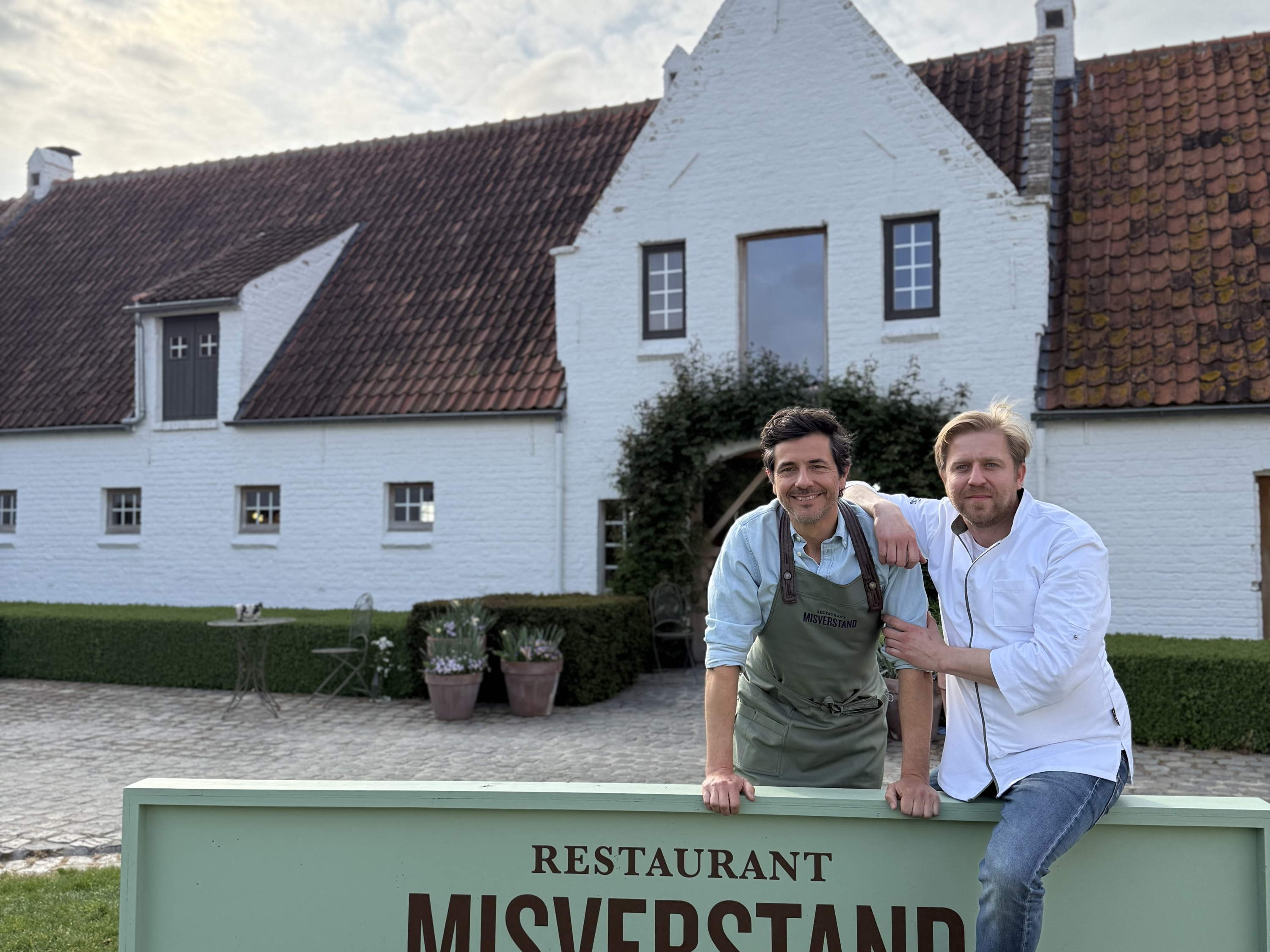 Opnames nieuw seizoen Restaurant Misverstand met Dieter Coppens gestart in de Westhoek