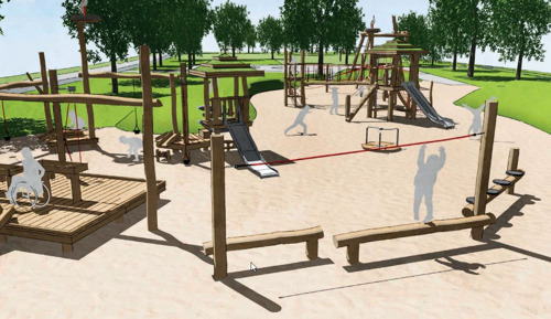 Vernieuwing van de speeltuin en het sportterrein in de Harold Rosherstraat