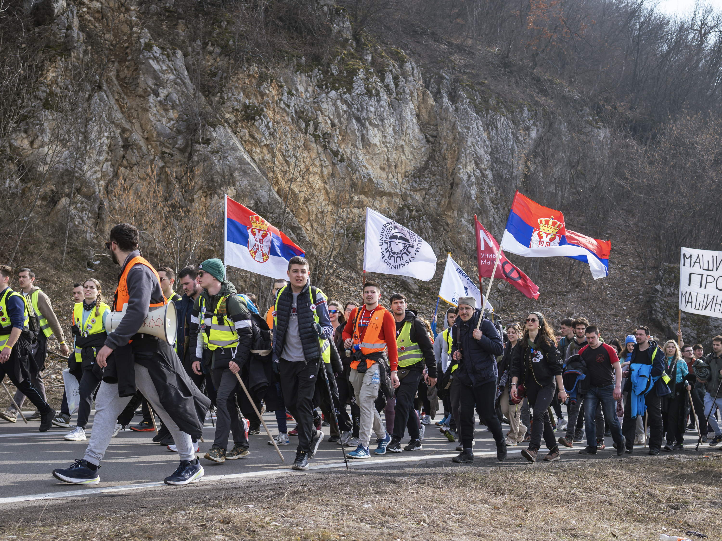 Serbian students' run from Belgrade to Brussels shines light on government corruption