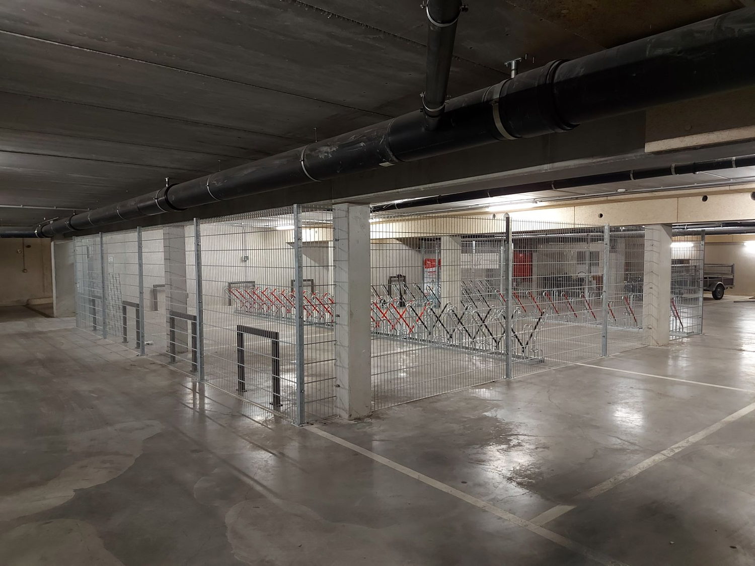De buurfietsenstalling in de Solvynsstraat © stad Antwerpen