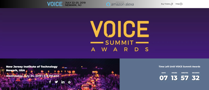 VOICE Summit 2019 Announces Finalists for Inaugural Awards
