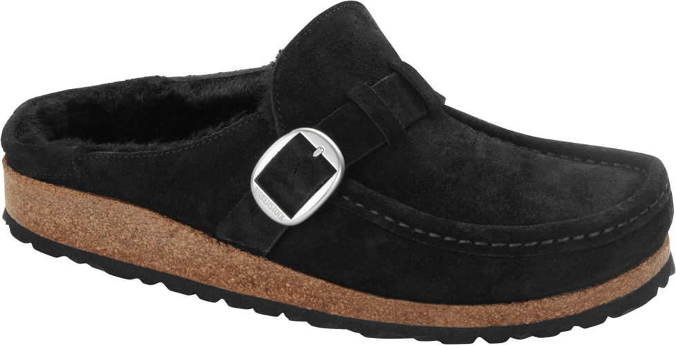 Birkenstock.be_1021036_Buckley Shearling Classic Suede Shearling Women Black_190€