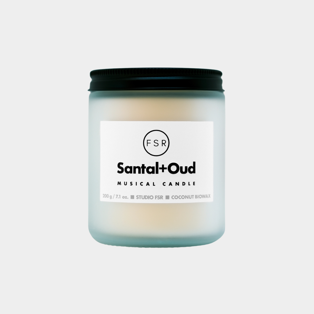 Santal+Oud Musical Candle by STUDIO FSR