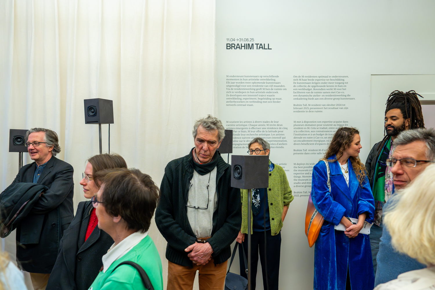 Zaalzicht Toonmoment Brahim Tall, M Leuven, 2025, foto: Elias Derboven voor M Leuven