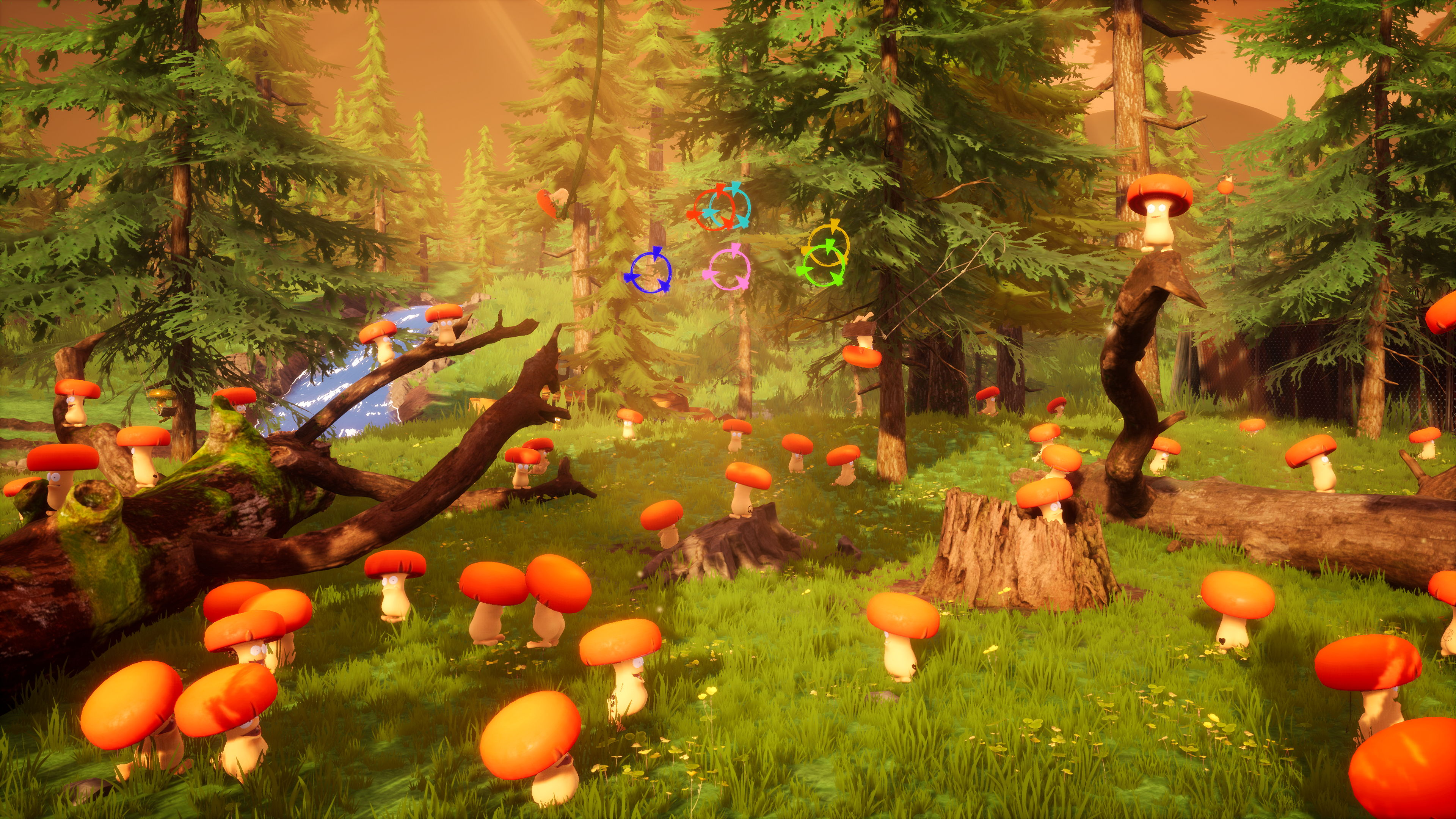 TooMush media and gameplay for Smash & Reload - forest scene