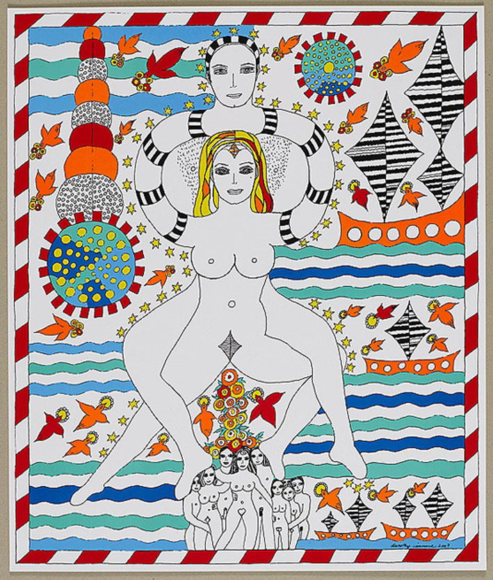 Dorothy Iannone, Dieter and Dorothy, 2007. Collectie: M HKA / Vlaamse Gemeenschap. Foto: M HKA.