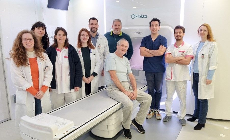100ième patient traité avec succès sur l’IRM Linac de l’Institut Jules Bordet : La Médecine du Futur au service des patients