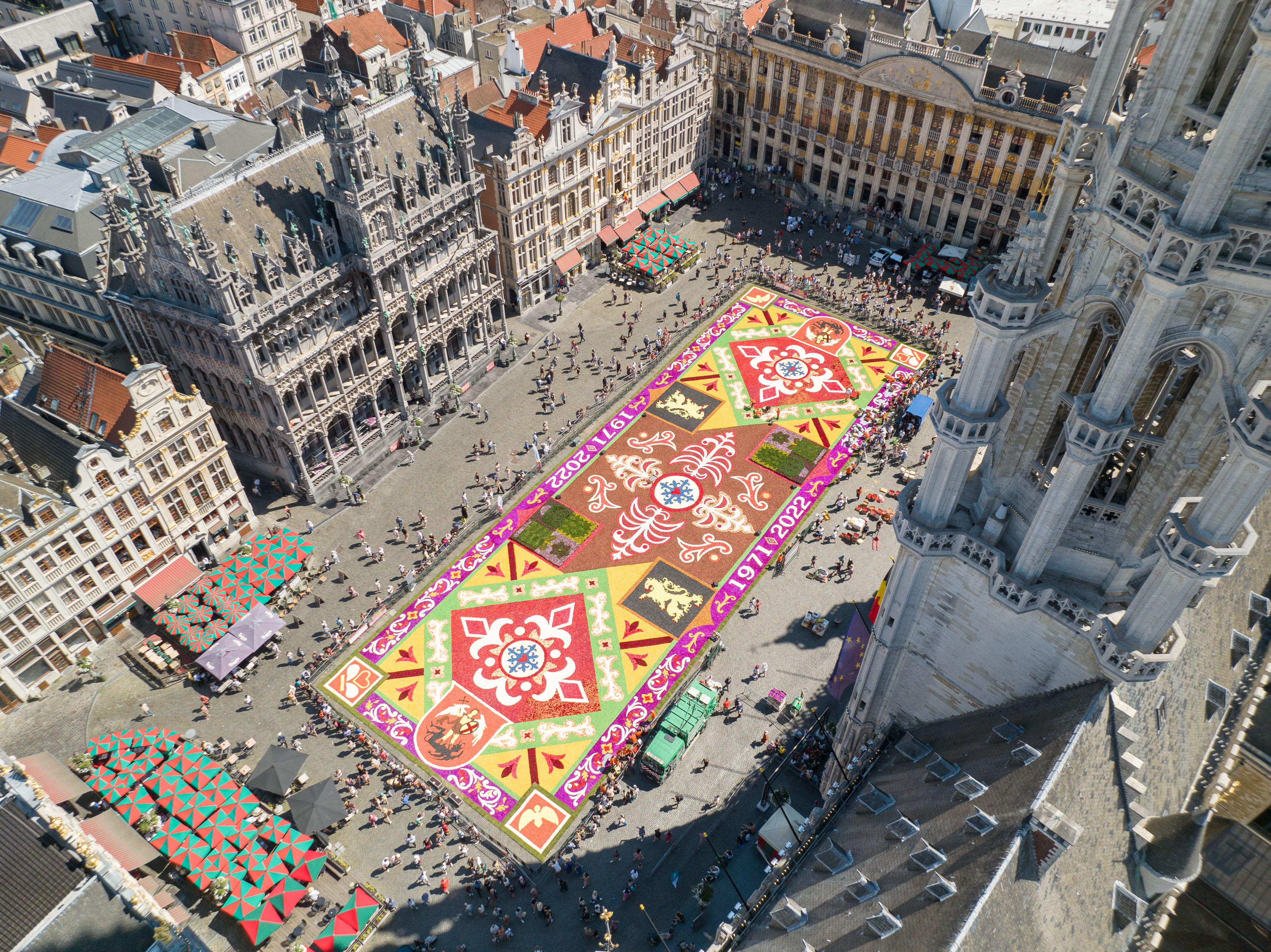 Le Tapis de Fleurs de Bruxelles vous attend sur la Grand-Place