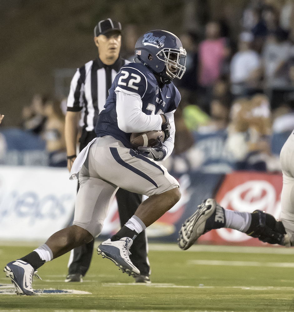 3. Akeel Lynch (Photo credit: David Byrne, Nevada Athletics)