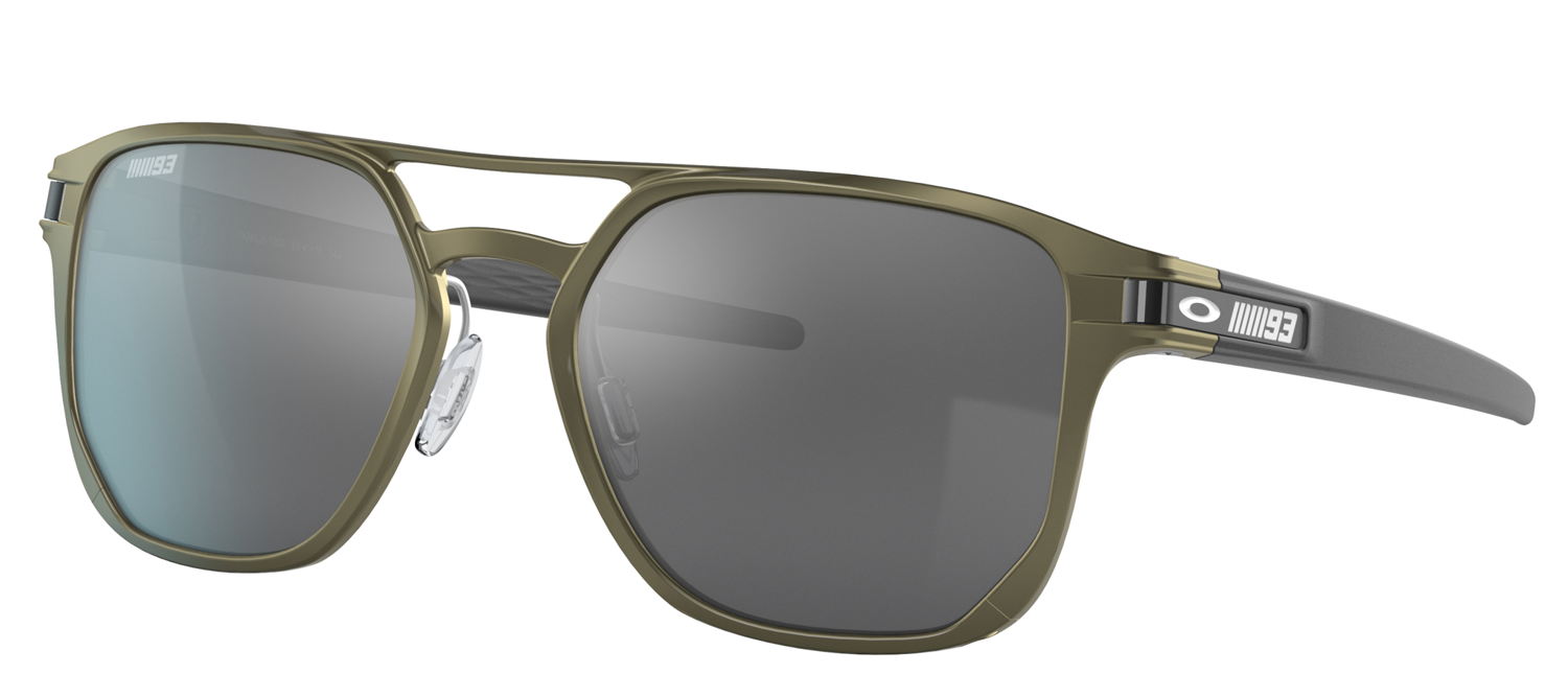 OAKLEY MARC MARQUEZ LATCH ALPHA SATIN OLIVE WITH PRIZM BLACK