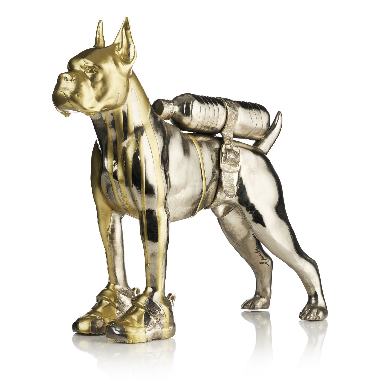 Cloned Bulldog - Collectie Harms Rolde  door Wiliiam Sweetlove