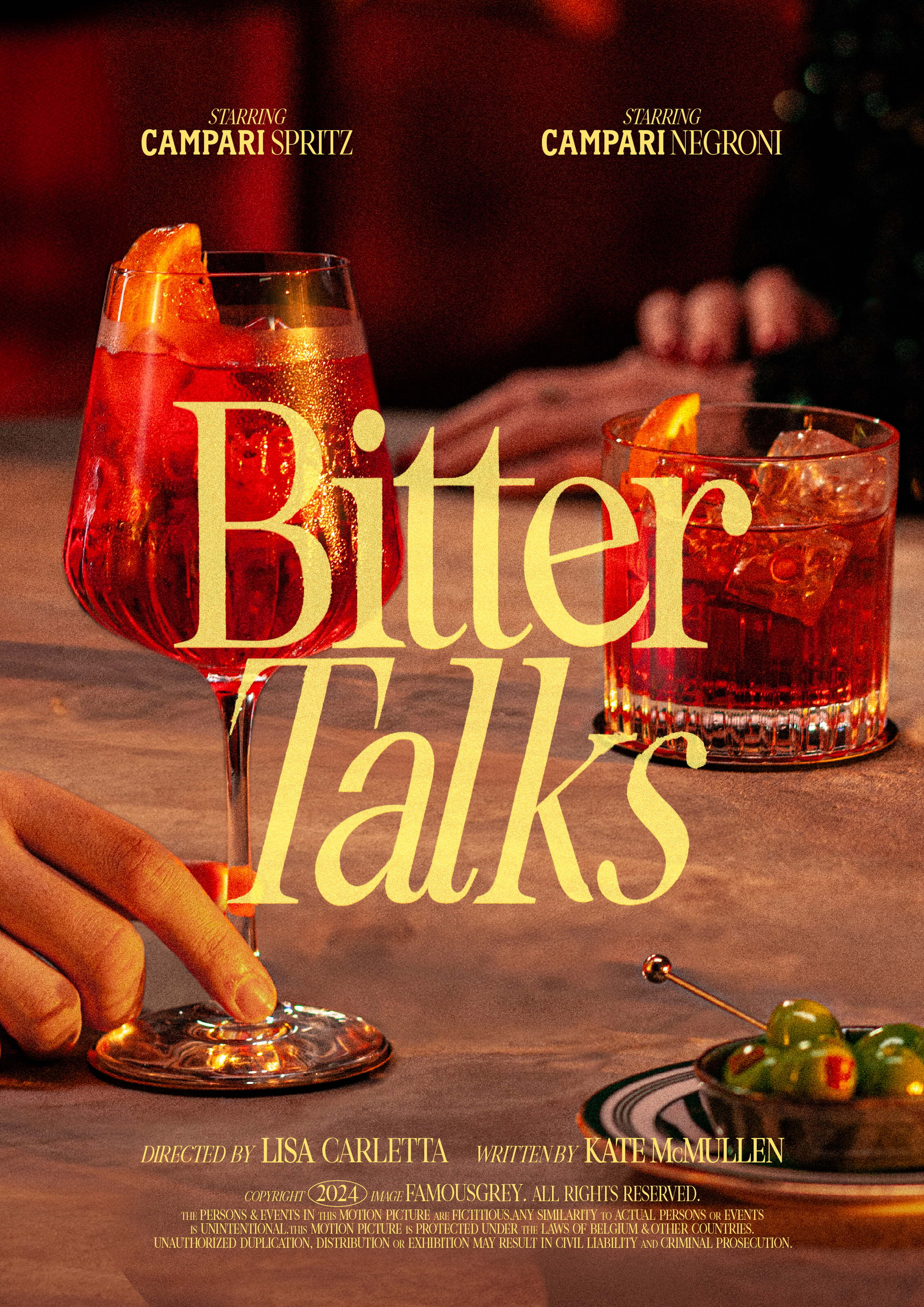 Campari and FamousGrey launch short film: "Bitter Talks"