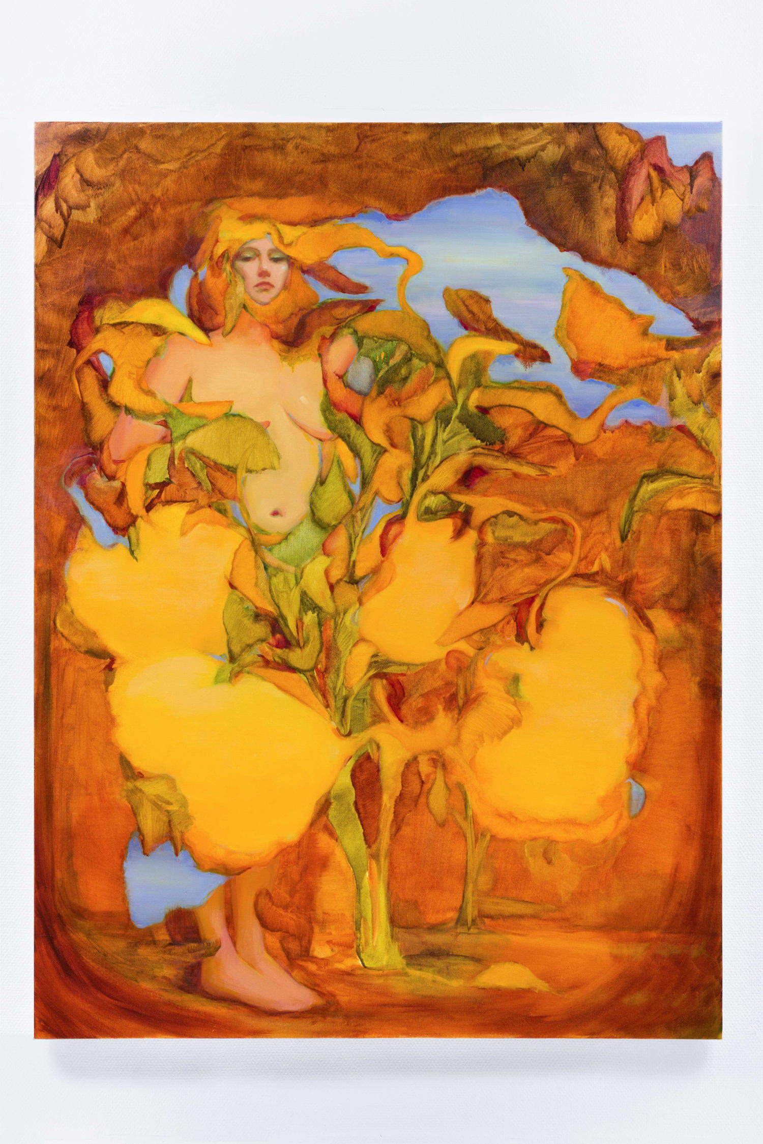 Shoshana Walfish, Symbiogenesis, 2022. Oil on Linen, 160 x 120 cm