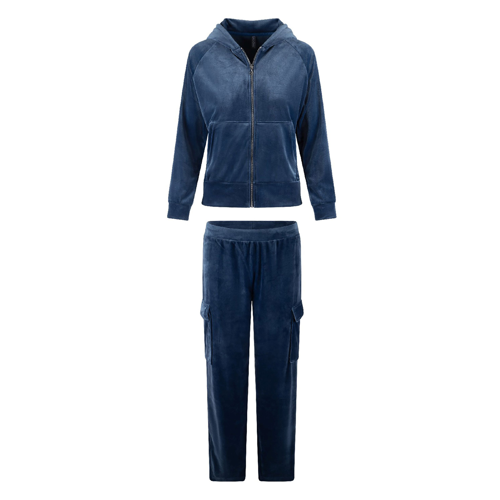 LingaDore FW25 8107 VelvetHomewearSet DarkDenim 69 95 EUR