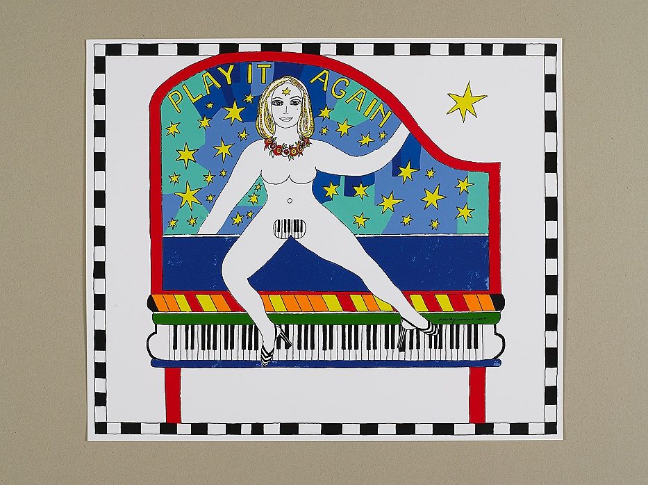 Dorothy Iannone, Play It Again, 2007. Collectie: M HKA / Vlaamse Gemeenschap. Foto: M HKA.