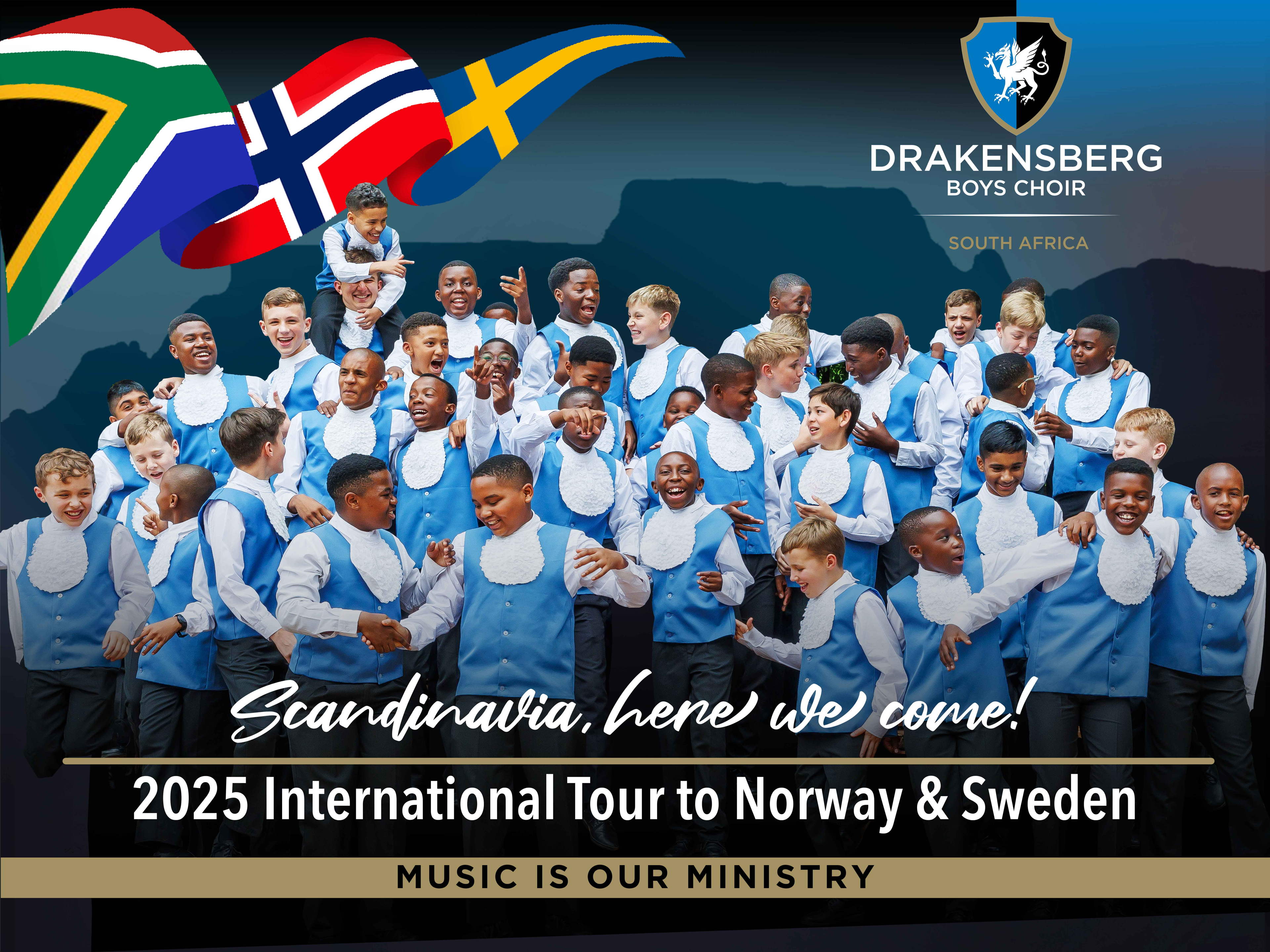 South Africa's voices of hope head to Scandinavia