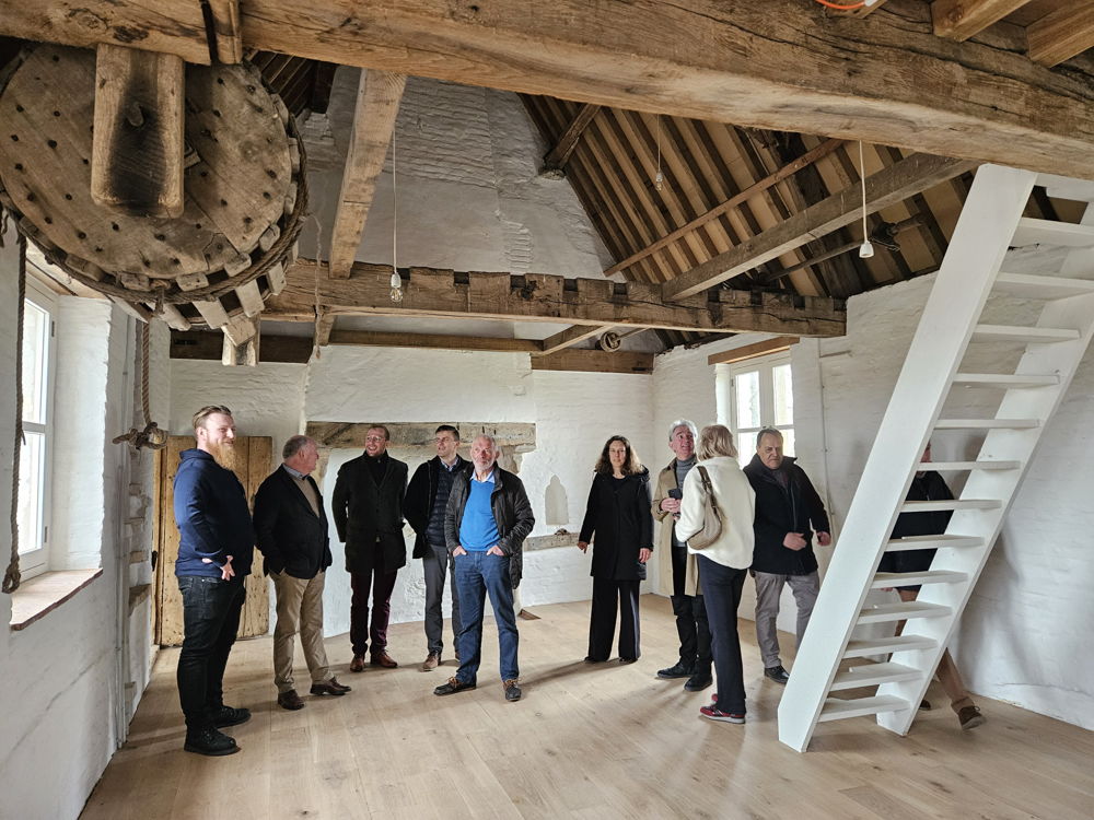 Persmoment - rondleiding binnen