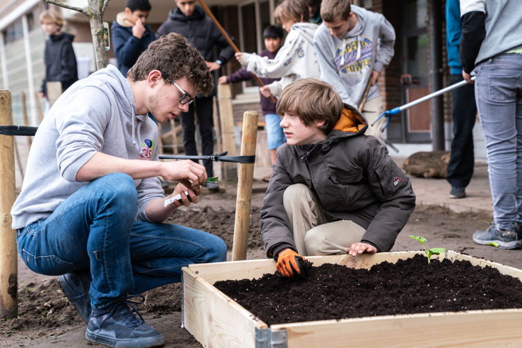 Workshop klimaat en milieu Xaverius college © Tom Cornille