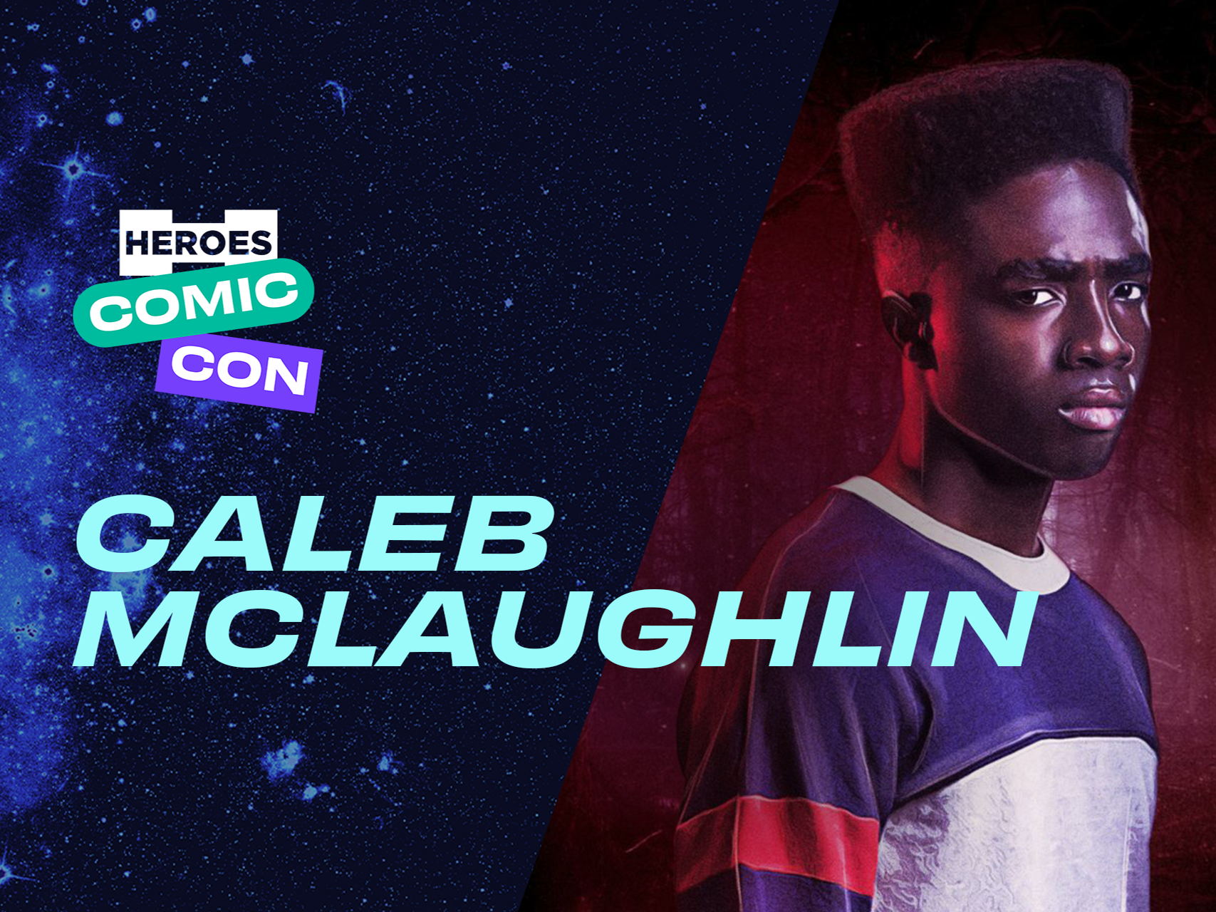L’acteur de Stranger Things, Caleb McLaughlin, sera à Heroes Comic Con.