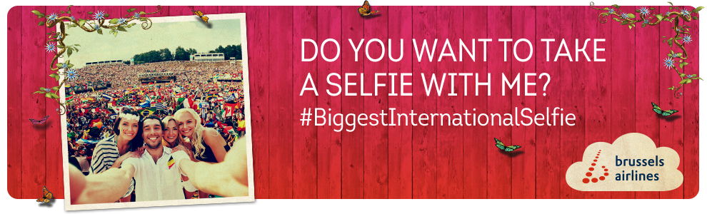 #BiggestInternationalSelfie challenge