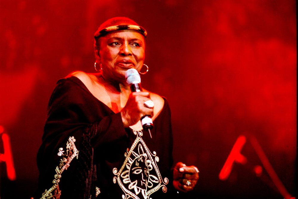 Miriam Makeba at the North Sea Jazz Festival. Cape Town 2001. AKG2311937 © akg-images / african.pictures / Cedric Nunn