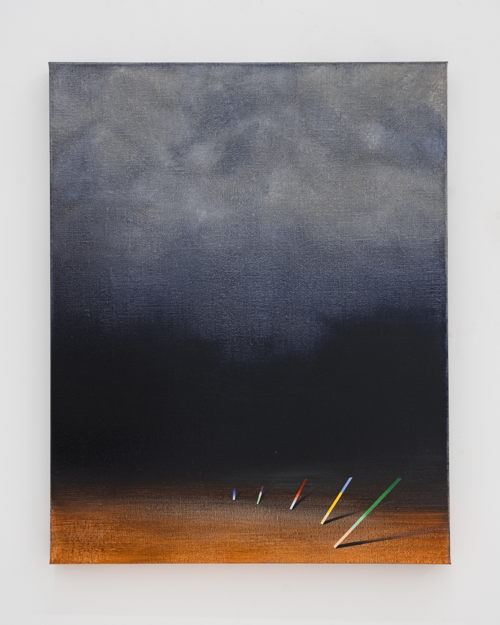 'I Walk with You' (oil on linen, 50x40cm, 2023)