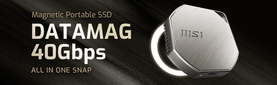 MSI präsentiert die portable DATAMAG 40Gbps