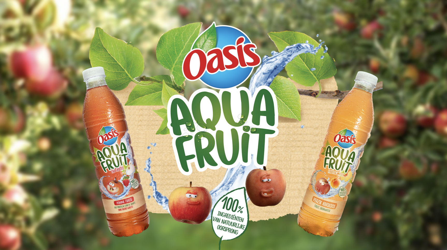 OASIS AQUAFRUIT: HET FRUITIG WATER MAAKT ZICH KLAAR VOOR DE SCHOOLBANKEN!