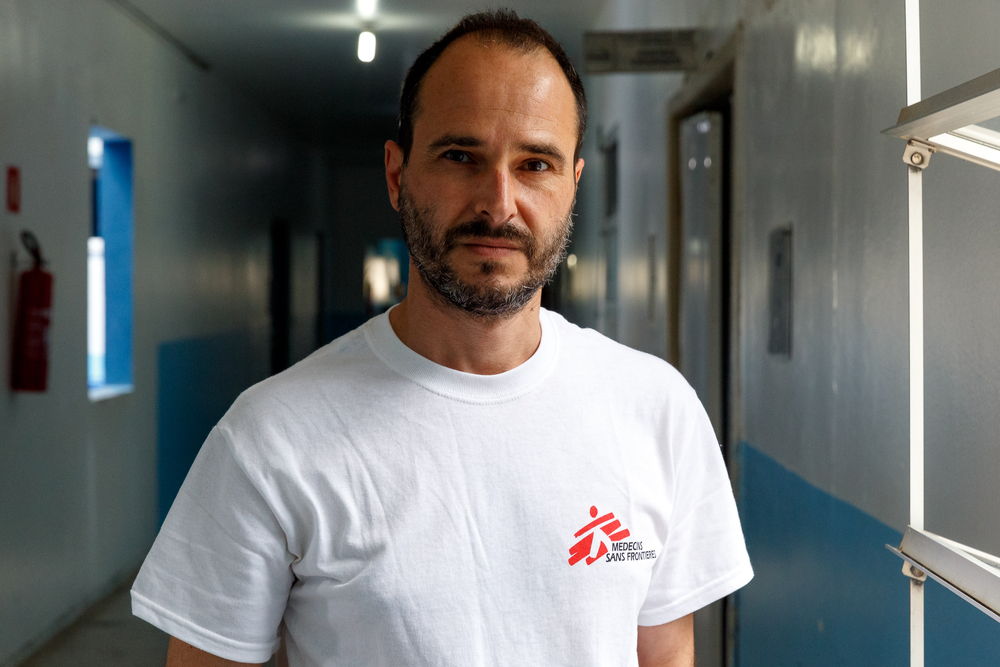 El Dr. Christos Christou, presidente Internacional de MSF, en un proyecto de emergencia por el coronavirus de la organización en ​ Rondônia, Brasil. ​ © Diego Baravelli