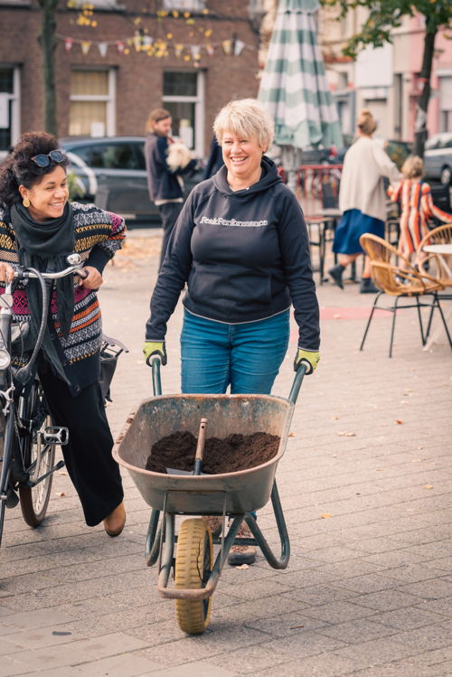 Vergroening en ontharden op het Laar in hartje Borgerhout  ©Wim Hadermann