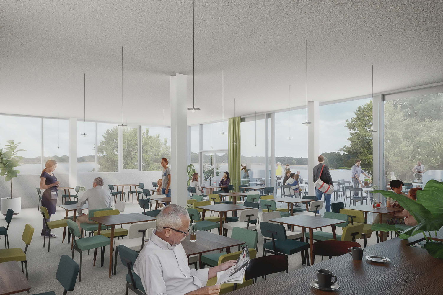 Voorstelling brasserie nieuwbouw Stella Nova