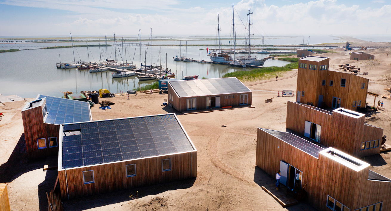 Eilandhuisjes op Vakantiepark Landal Markerwadden