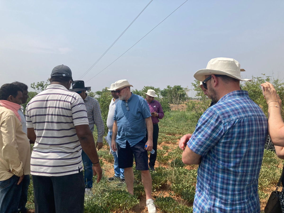Danish delegation visit to the Lakshmipoor village in Telangana, India