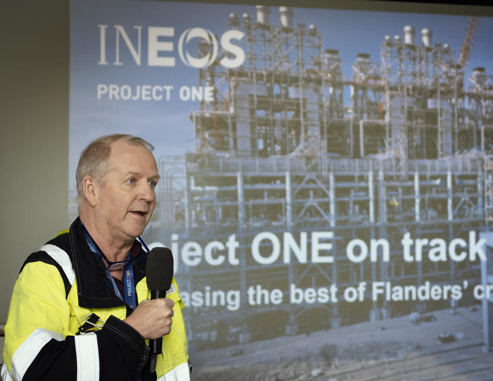 John McNally, CEO INEOS Project ONE gave a status update of the works