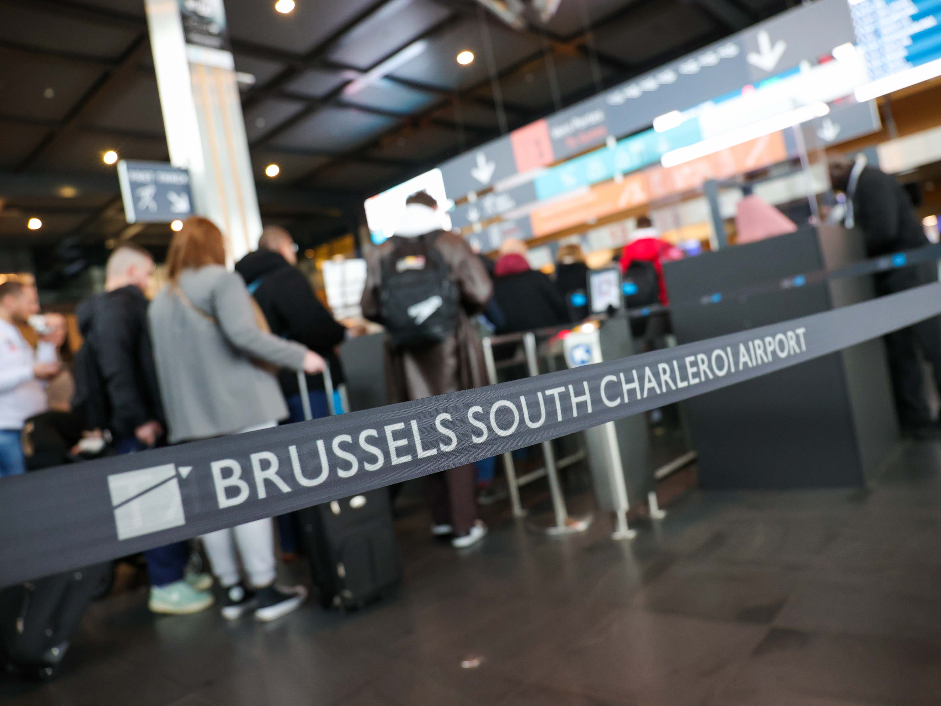 Long queues at Charleroi Airport due to 31 March strike 