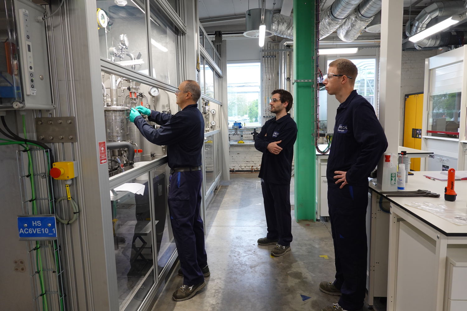 PVC recycling unit in operation - INEOS Inovyn Jemeppe-sur-Sambre
