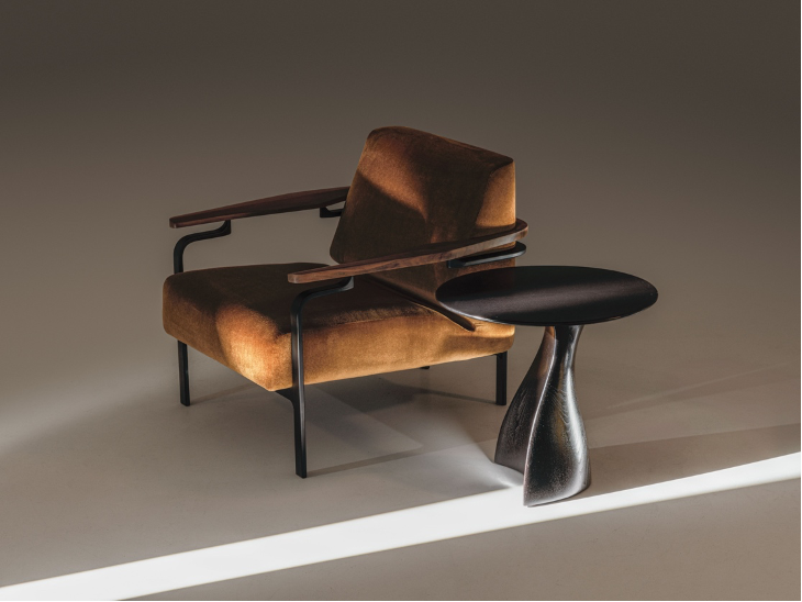 Ban and Yan Side Table, Ursa Lounge Chair