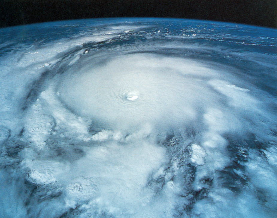 Hurricane Emilia (July 19th, 1994) over the Eastern Pacific Ocean, as seen from space. Massive storms like this were a common feature of the Jurassic. AKG5430581 ©akg-images / Science Source Hurricane Emilia (July 19th, 1994) over the Eastern Pacific Ocean, as seen from space. Massive storms like this were a common feature of the Jurassic. AKG5430581 ©akg-images / Science Source