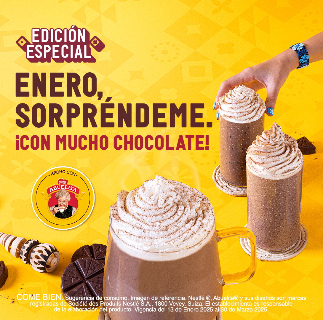 Chocolate Abuelita® llega a Cielito Querido Café con la dulzura que ha unido generaciones