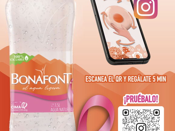 Bonafont promueve su compromiso con la detección oportuna durante el Mes Rosa