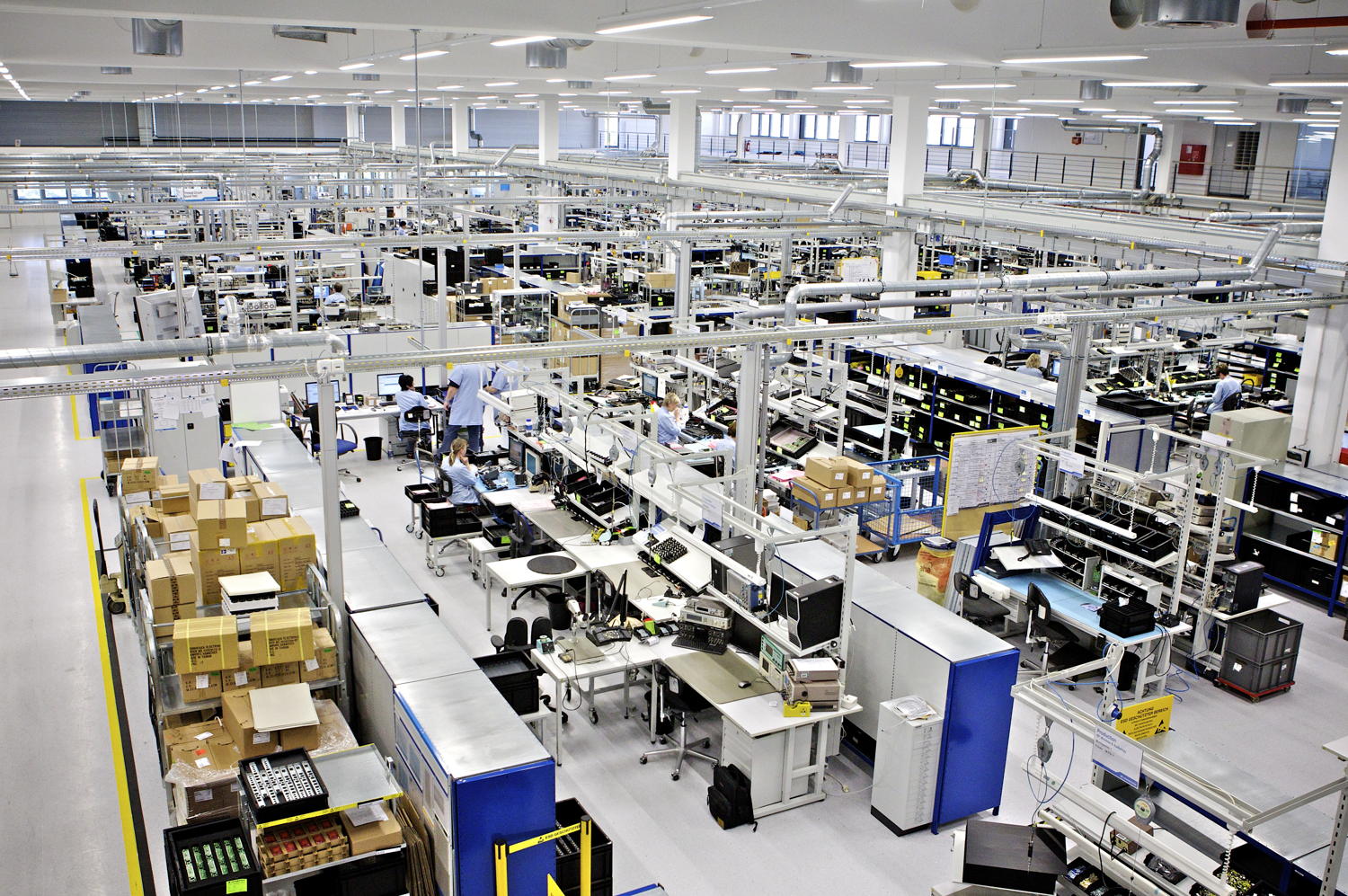 Einblick in die Sennheiser Produktion.