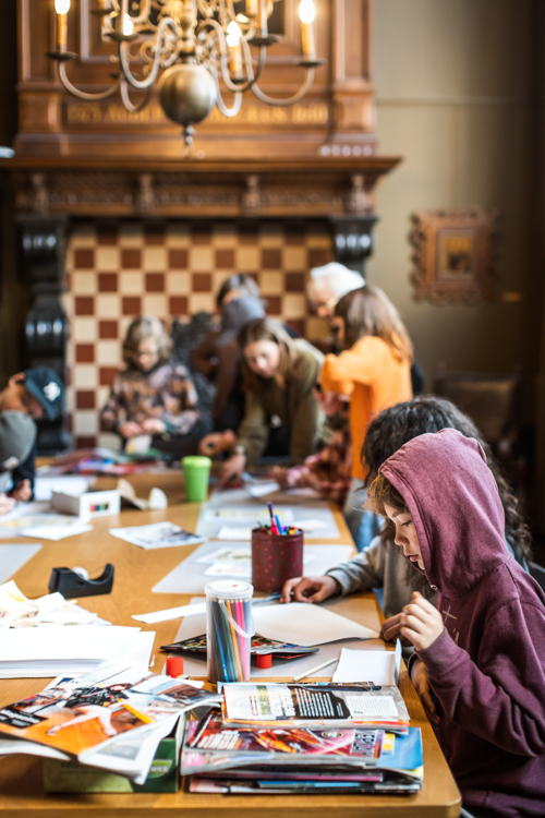 Workshop Cirkelheden in de Erfgoedbibliotheek Hendrik Conscience | foto: LUCID Workshop Cirkelheden in de Erfgoedbibliotheek Hendrik Conscience | foto: LUCID