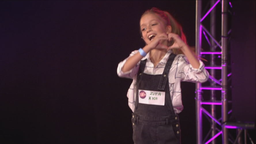 Zita Wauters in de auditie van Ketnet Musical - (c) Ketnet / Studio 100