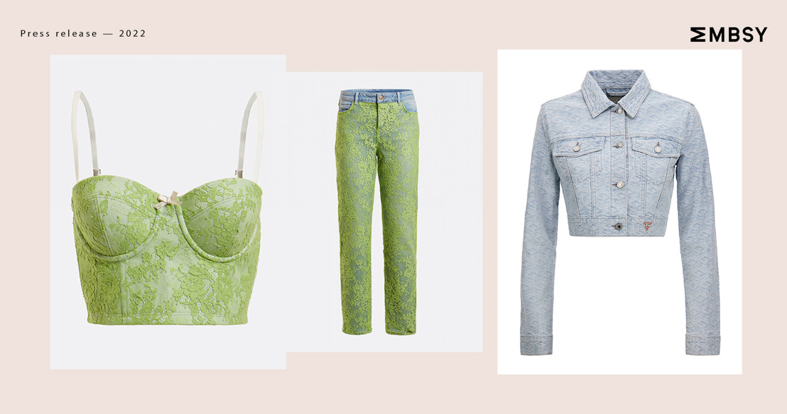 Explore the irresistible DENIM GARDEN summer capsule collection by GUESS