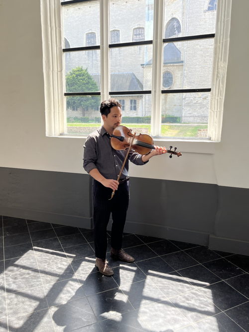 Oscar Beerten, muzikant van het Quartet Enara Navaira